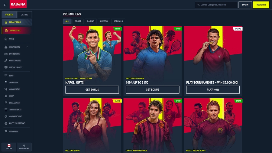 Descarga la Aplicación de Rabona Casino